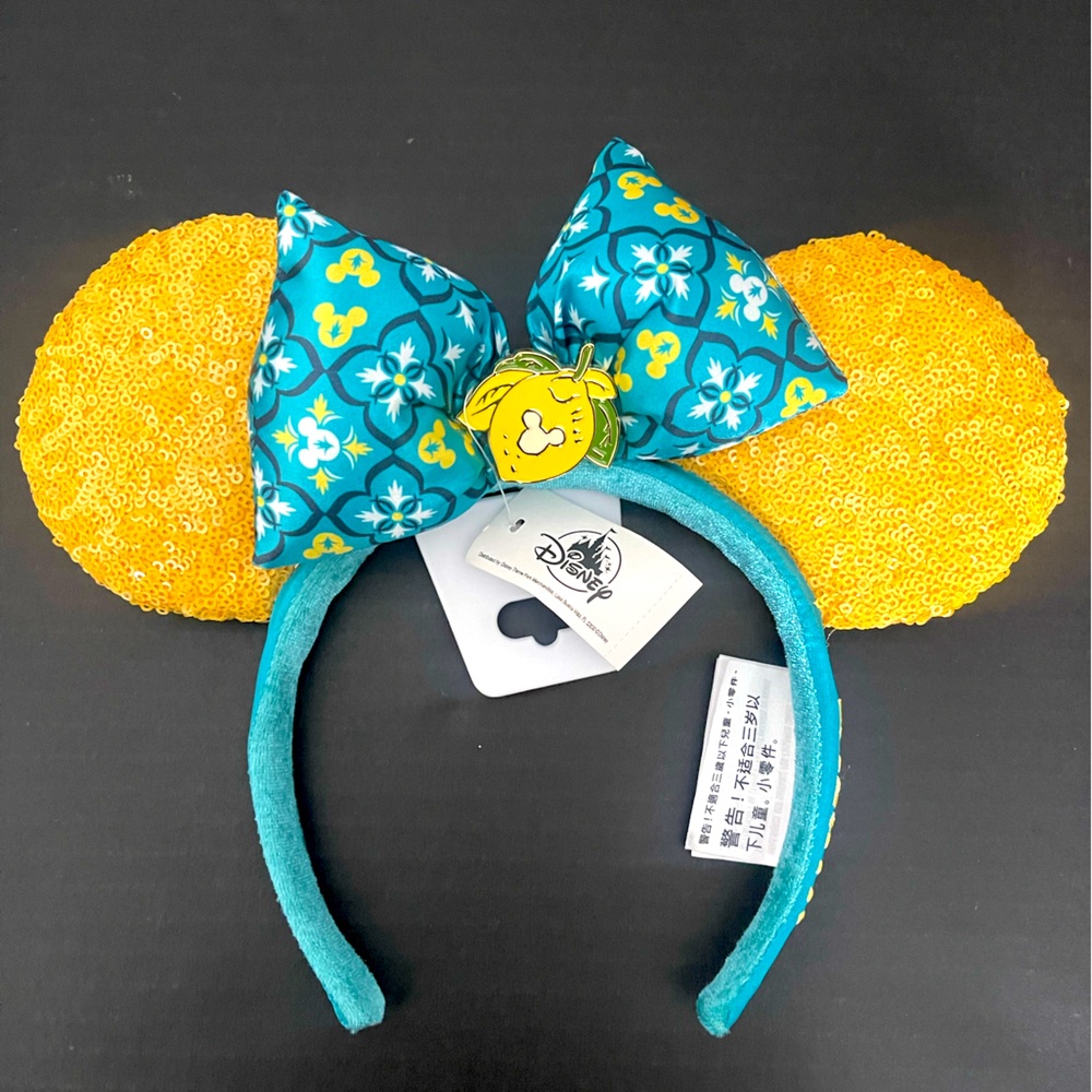 Disney parks lemon headband ears